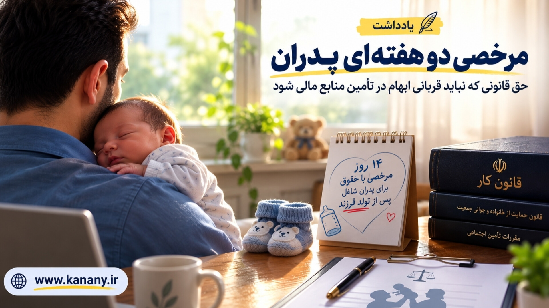 مرخصی دوهفته‌ای پدران؛ حقی قانونی که نباید قربانی ابهام در تأمین منابع مالی شود